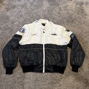 Vintage 1991 Daytona 500 Style Auto Racing Staff NASCAR Embroidered Jacket L